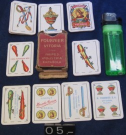 05 CARTAS NAIPES FOURNIER LILIPUT 40C